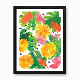 Havana Floral Art Print