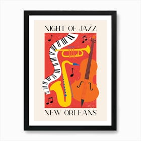 New Orleans Jazz Art Print