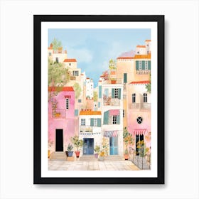 Split Croatia 3 Illustration Art Print