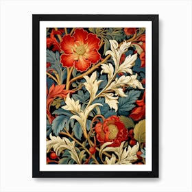 Floral Wallpaper 8 Art Print