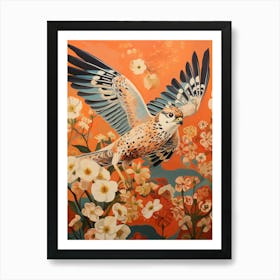 American Kestrel 3 Detailed Bird Painting Art Print