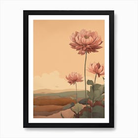 Chrysanthemums 1 Art Print