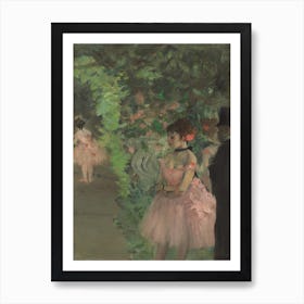 Dancers Backstage, Edgar Degas Art Print