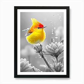 Yellow Bird 1 Art Print