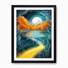 Yellow Brick Road 1 Art Print