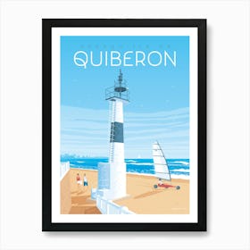 Quiberon Bretagne France Art Print