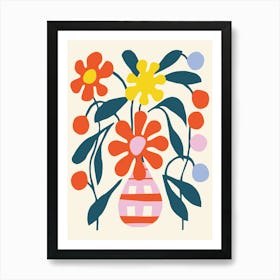 Flowers In A Vase 13 Art Print