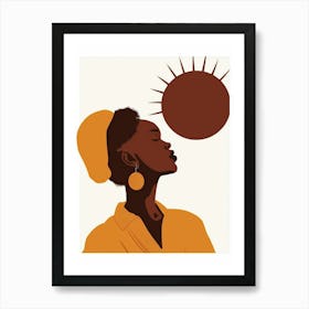 Afro-American Woman 49 Art Print