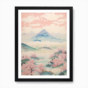 Mount Nasu In Tochigi, Japanese Landscape 1 Art Print