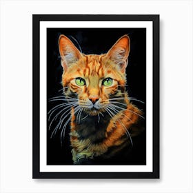 Bengal Cat Art Print