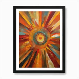 Bohemian Sunburst،
A vibrant representation of the autumn sun.8 Art Print