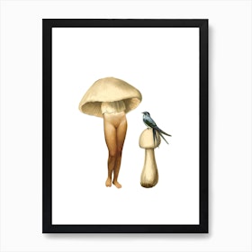 Ladyshroom#1 Art Print