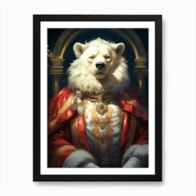 King Bear 2 Art Print