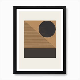 Geometric Minimalist Trending Mid century Modern design Graphic, Art Print