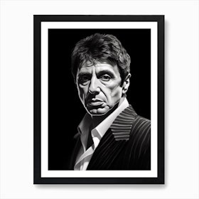 Scarface Paintings, Scarface Wall Art, Scarface Posters, Quadro Scarface