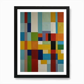 Abstract Squares 1 Art Print