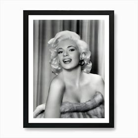 Actress Jayne Mansfield In A Publicity Shot From The Late 1950 S, United States Art Print