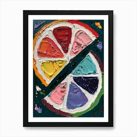 Abstract Expressionism: Slice Of Life! Art Print