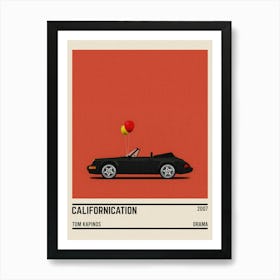 Californication Tv Series Car Art Print