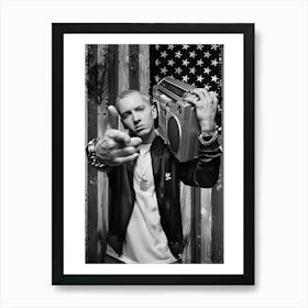 Eminem Music 3 Art Print