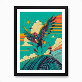 Eagle Flying Art Print