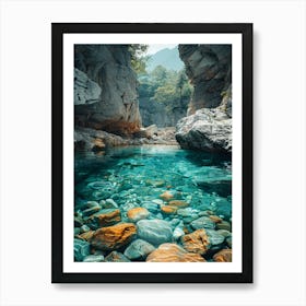 Clear Blue Water 1 Art Print