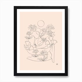 Flower Keeper Art Print