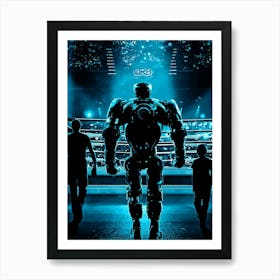 Robots In The Ring Art Print