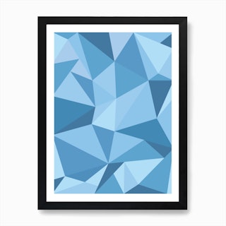 Fifty Shades of Blue Art Print