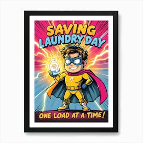 Saving Laundry Day Affiche