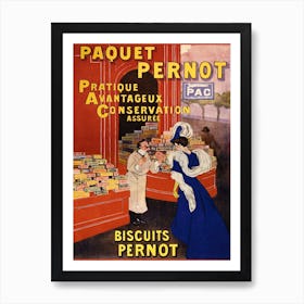 Paquet Pernot Biscuits Pernot (1905), Leonetto Cappiello Art Print