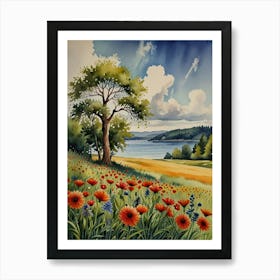 Poppies 1 Art Print