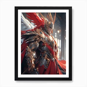 Angel Of The Sky Anime Art Print