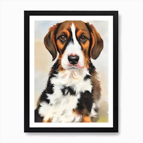 Petit Basset Griffon Vendeen 4 Watercolour Dog Art Print