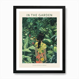 In The Garden Poster Chicago Botanical Gardens 2 Art Print