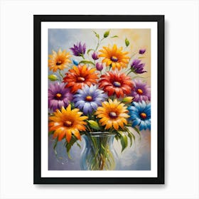 Watercolor Flowers 33 Art Print