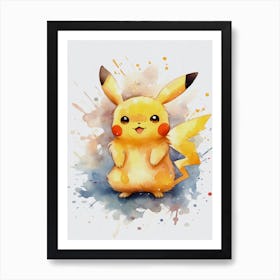 Pikachu Pokemon 1 Art Print