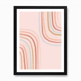 Rainbow Stripes Art Print