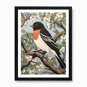 Art Nouveau Birds Poster Swallow 4 Poster