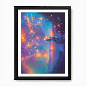 Fantasy Spaceship Art Print