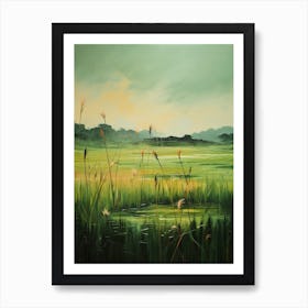 Grasslands Abstract Minimalist 11 Art Print