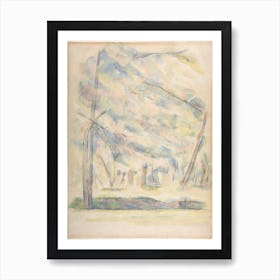 Landscape, Sketch Of Rocks, Paul Cezanne Art Print