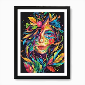 Portrait Of A Woman 107 Art Print