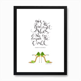 Give a Girl Art Print