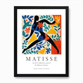 Black Figure Botanical, The Matisse Inspired Art Collection Poster Art Print