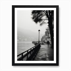 Como, Italy,  Black And White Analogue Photography  2 Art Print