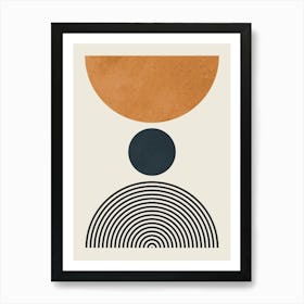 Circles and lines 13 1 Art Print