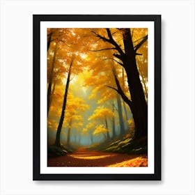 Autumn Forest 66 Art Print