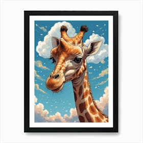 Giraffe Art Print