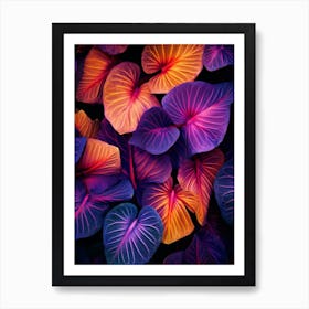 Colourful Leaves 4 Art Print